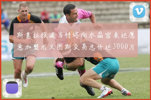 斯基拉报道马特塔向水晶宫表达愿意加盟尤文图斯交易总价达3000万欧元